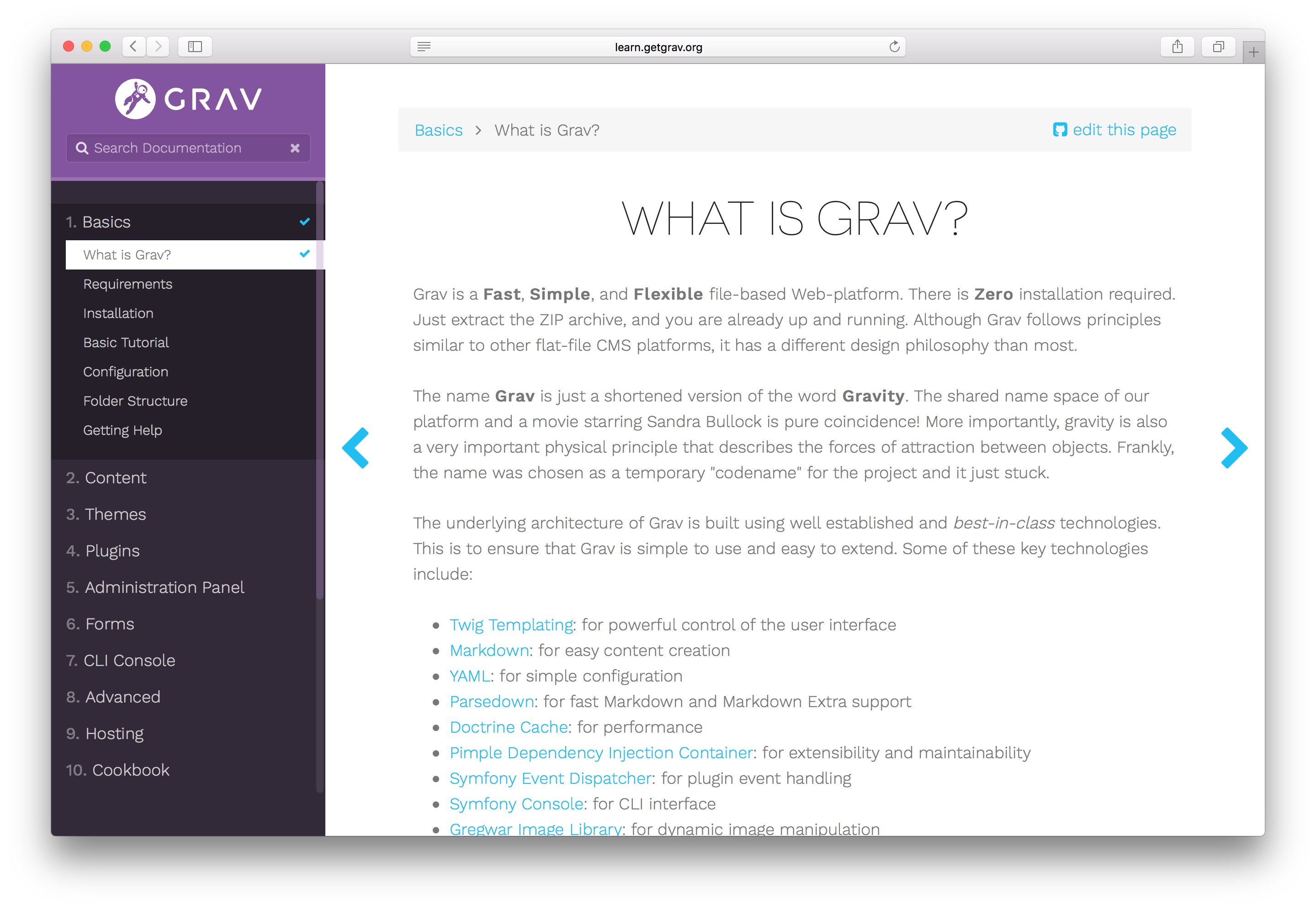 Grav Overview